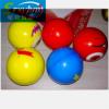 工厂直销LOGO印刷PU玩具球 颜色逼真的高弹PU球