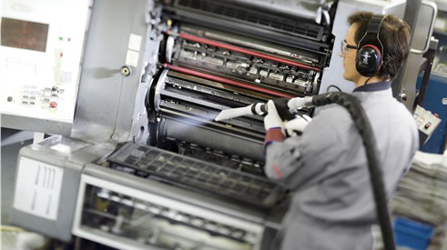 海德堡印刷机清洗 数码印刷机清洗 物理清洗干冰清洗服务产品图片高清大图
