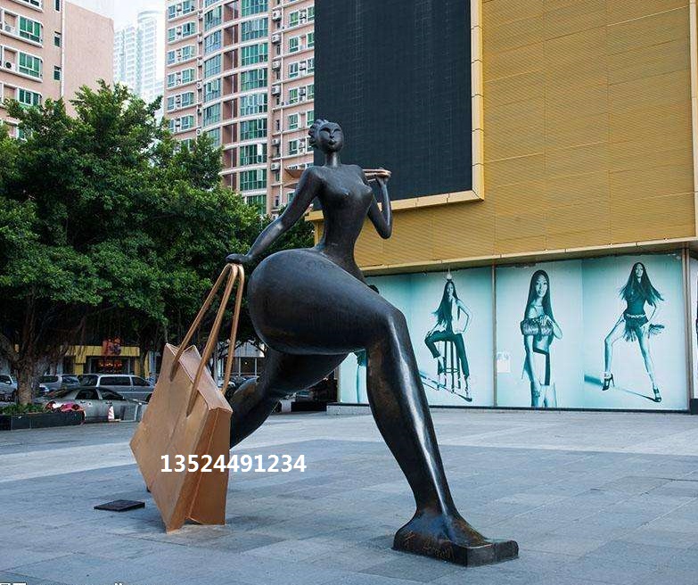 雕塑-购物广场人物景观定制  来图定制,全国跑单  上海零爵艺术设计